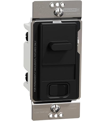 Square D X Series 15 Amp Dimmer Light Switch Single-Pole/3-Way for